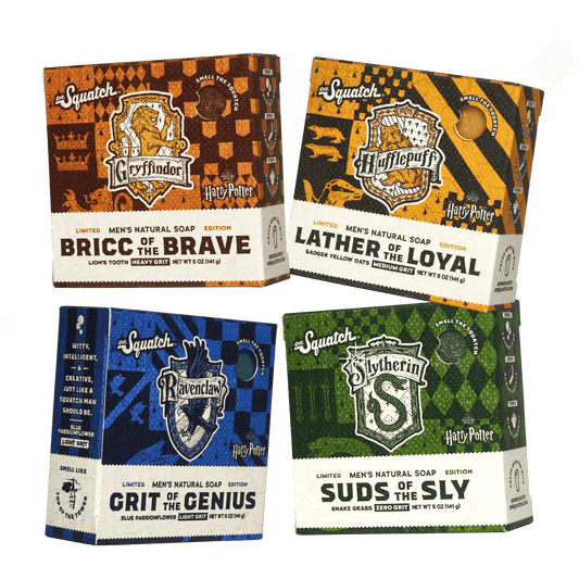 Dr. Squatch All Natural Soap, Harry Potter (4-Pack)