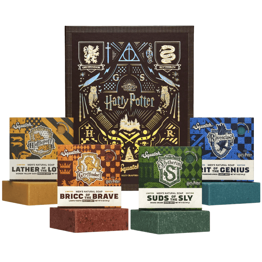 Dr. Squatch All Natural Soap, Harry Potter Collection (Limited Edition)