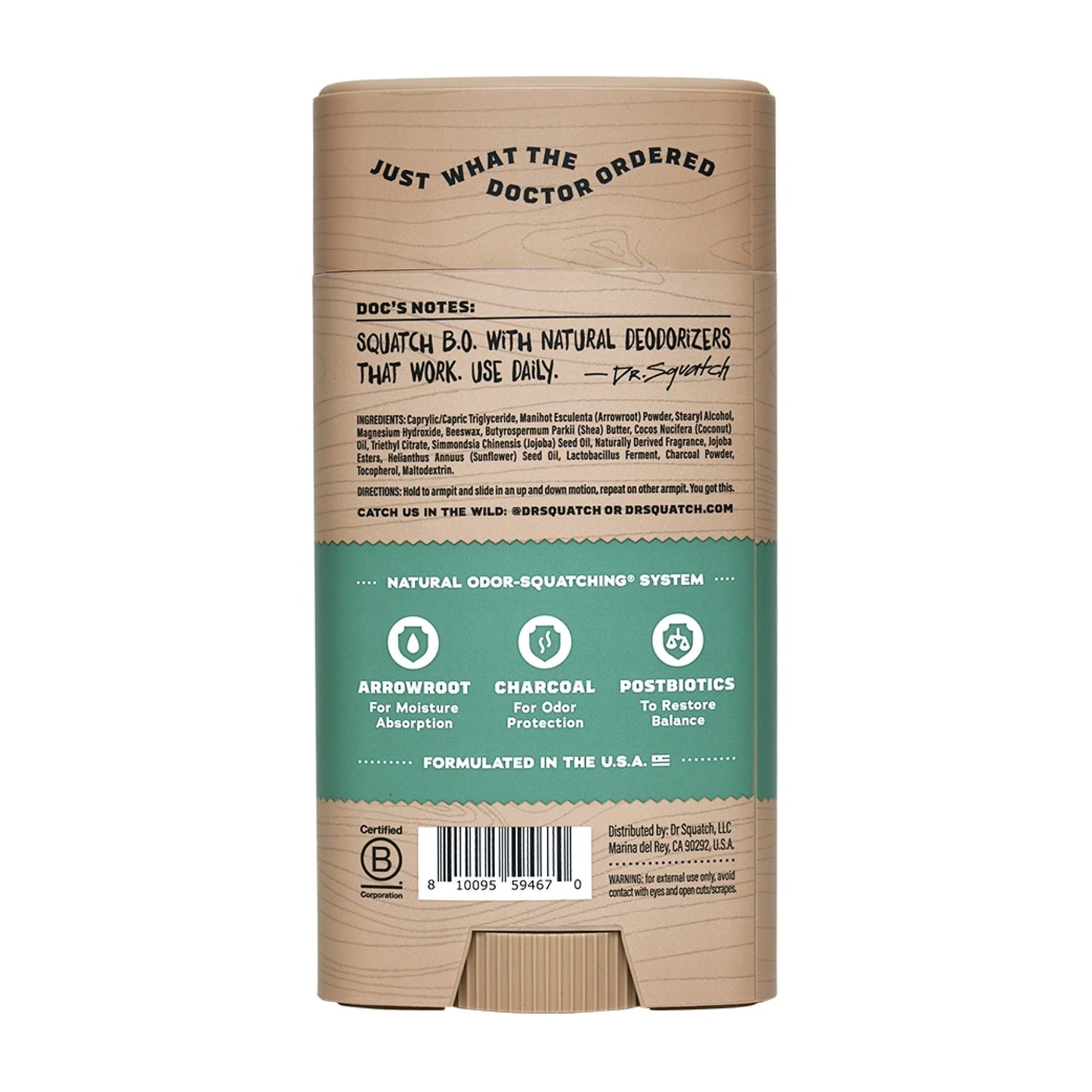 Dr. Squatch Deodorant - Rainforest Rapids