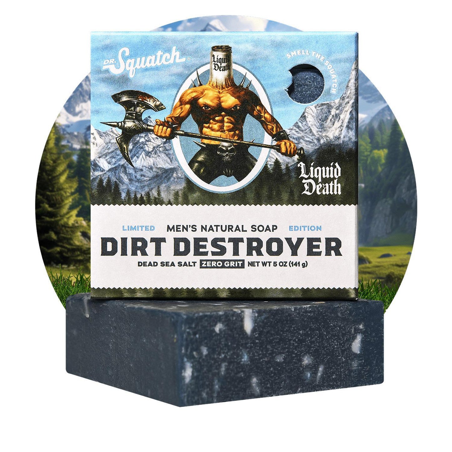Dr. Squatch Men's All Natural Bar Soap - Dirt Destroyer