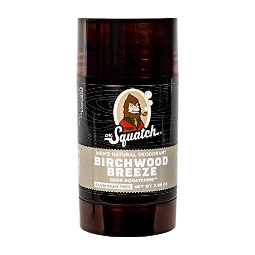 Dr. Squatch Natural Deodorant for Men - Birchwood Breeze