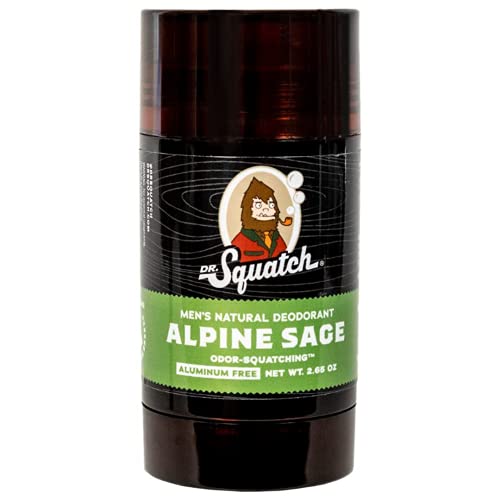 Dr. Squatch Natural Deodorant for Men ?Çô Alpine Sage