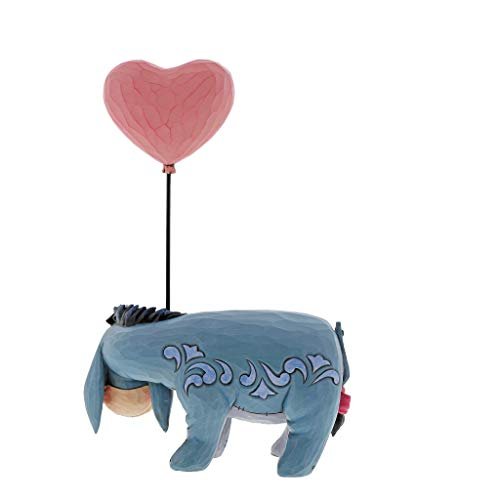 Enesco Disney Traditions by Jim Shore Eeyore with a Heart Balloon Figurine, 7.91 Inch