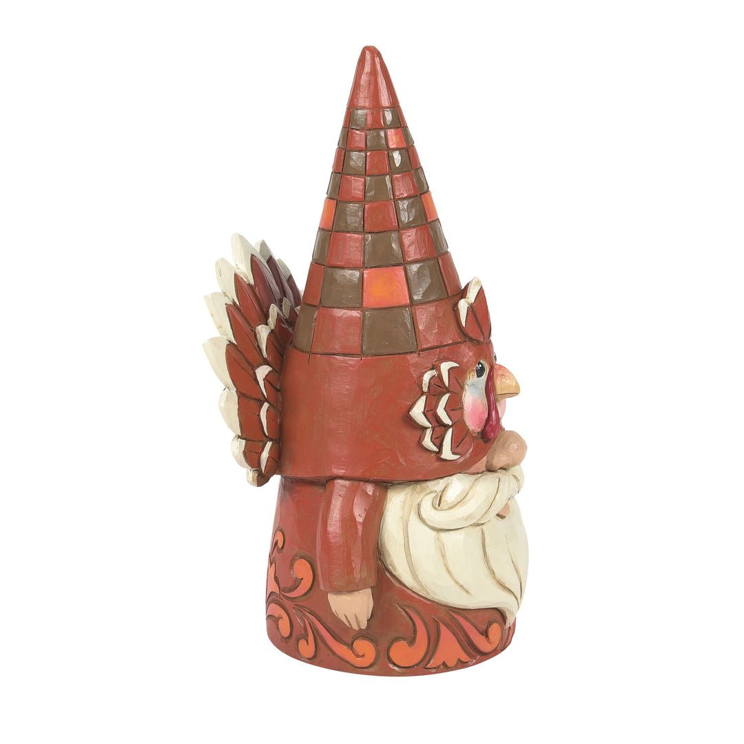 Enesco Jim Shore Heartwood Creek Harvest Turkey Gnome Gobble Figurine