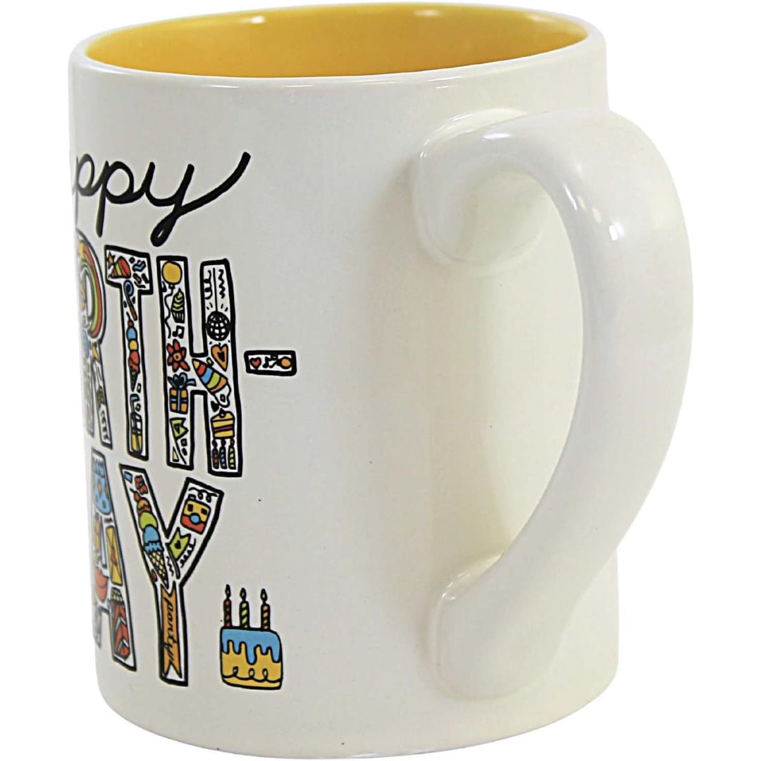 Enesco Simply Mud Birthday Mug, 14 oz