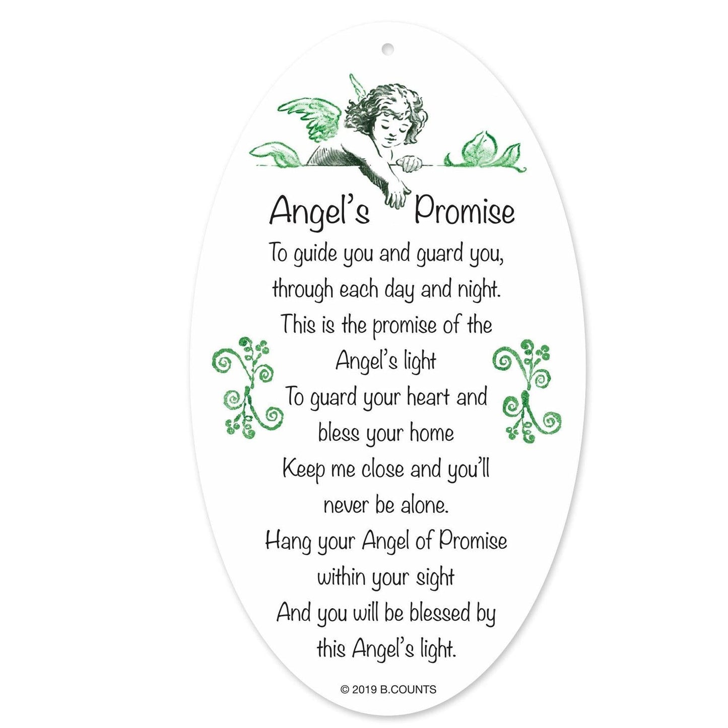 Facets Angel's Promise Ornament, 4"