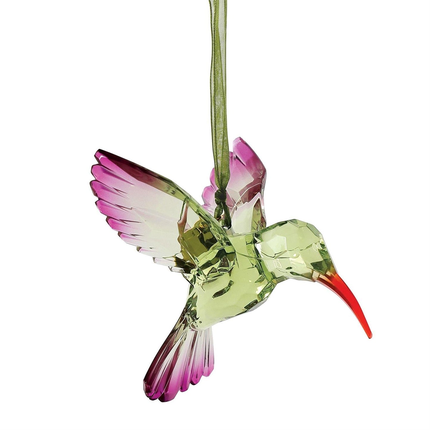Facets Hummingbird Ornament Assorted
