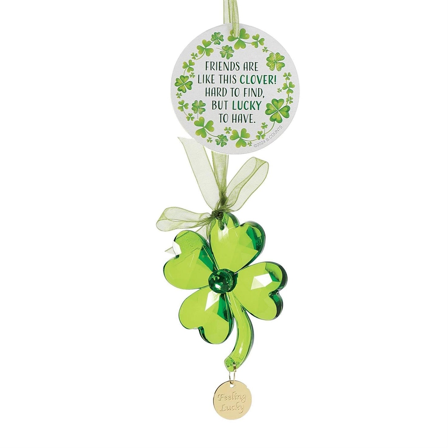 Facets Lucky Clover Ornament
