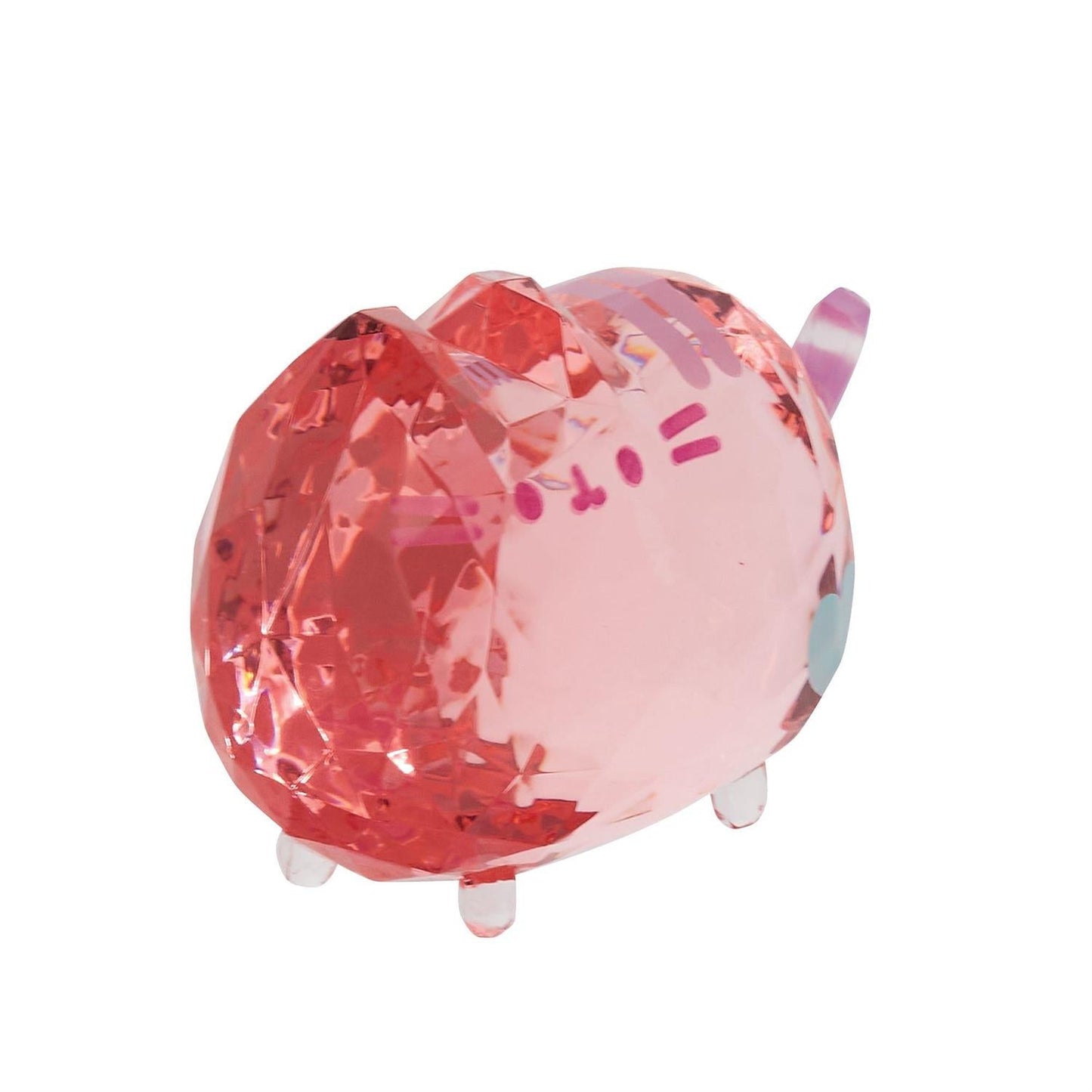 Facets Pusheen The Cat with Heart Figurine, 1.69 Inch