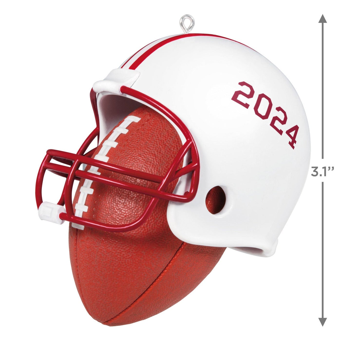 Football Star 2024 Keepsake Ornament