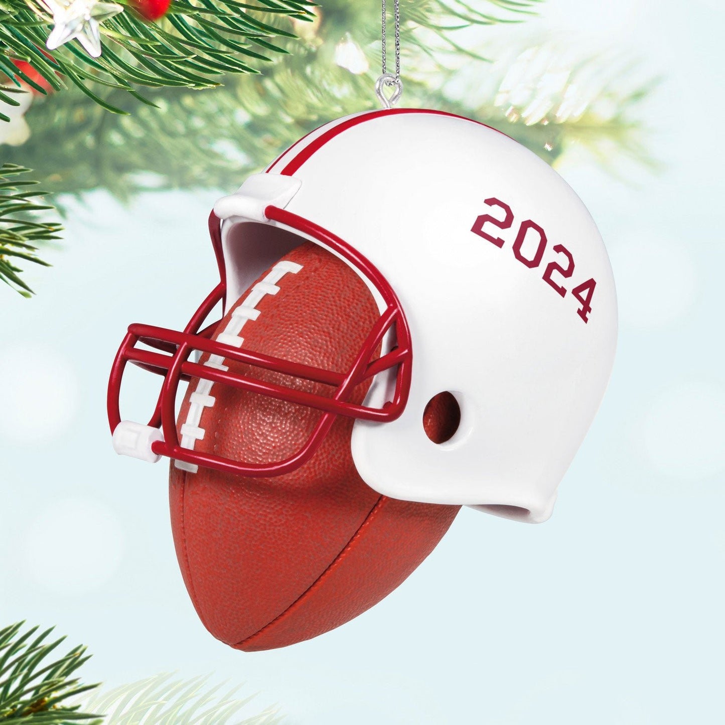 Football Star 2024 Keepsake Ornament
