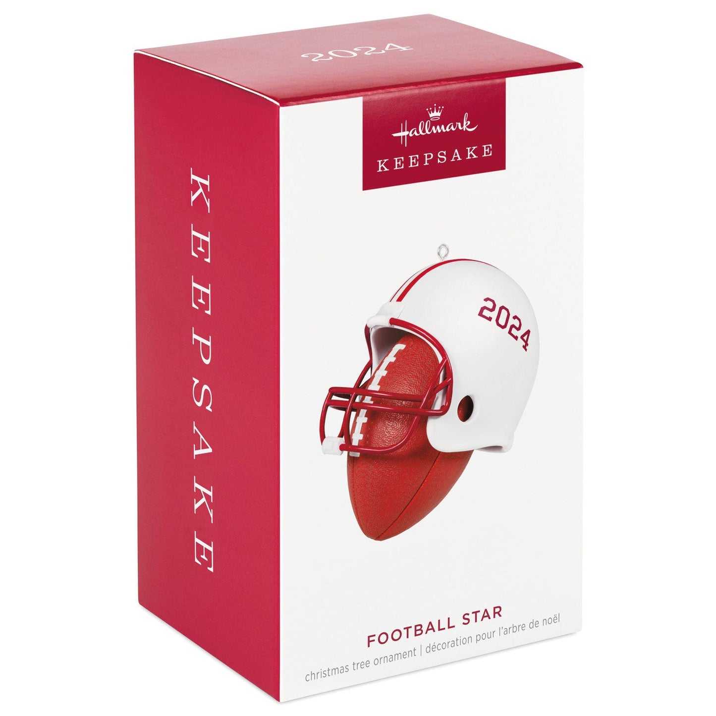 Football Star 2024 Keepsake Ornament