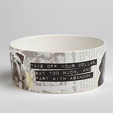 From Frank Friends Take Off Your Collar Pet Bowl Large