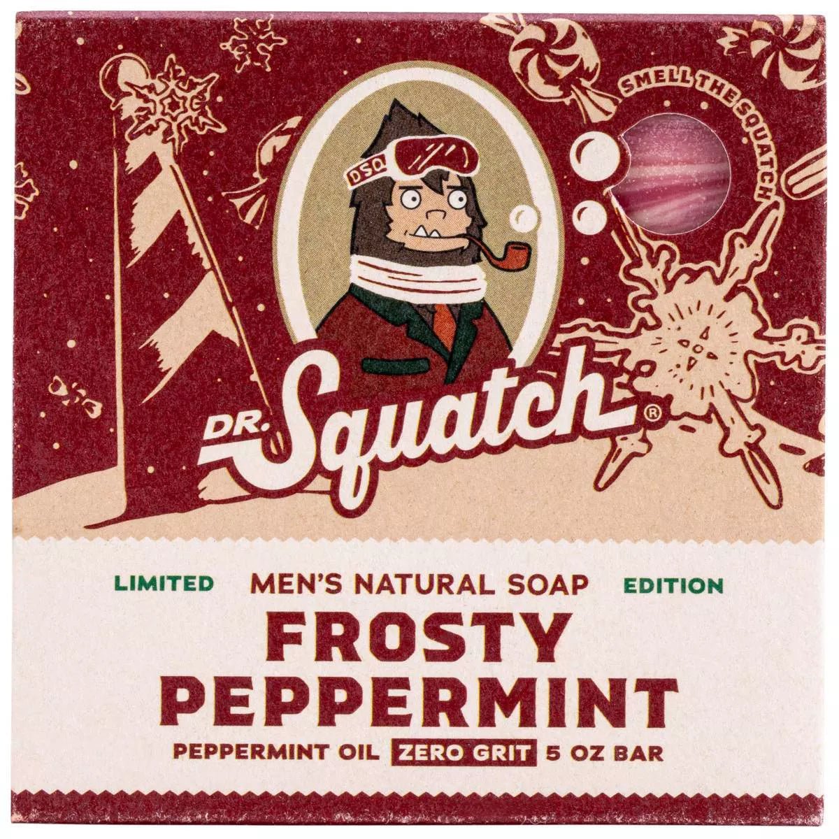 Frosty Peppermint and Snowy Pine Tar Body Soap 2-Pack