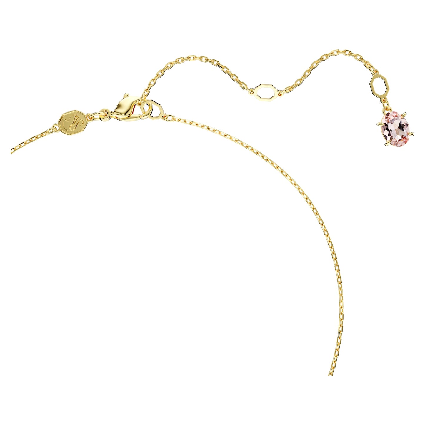 Gema pendant Mixed cuts, Multicolored, Gold - tone plated