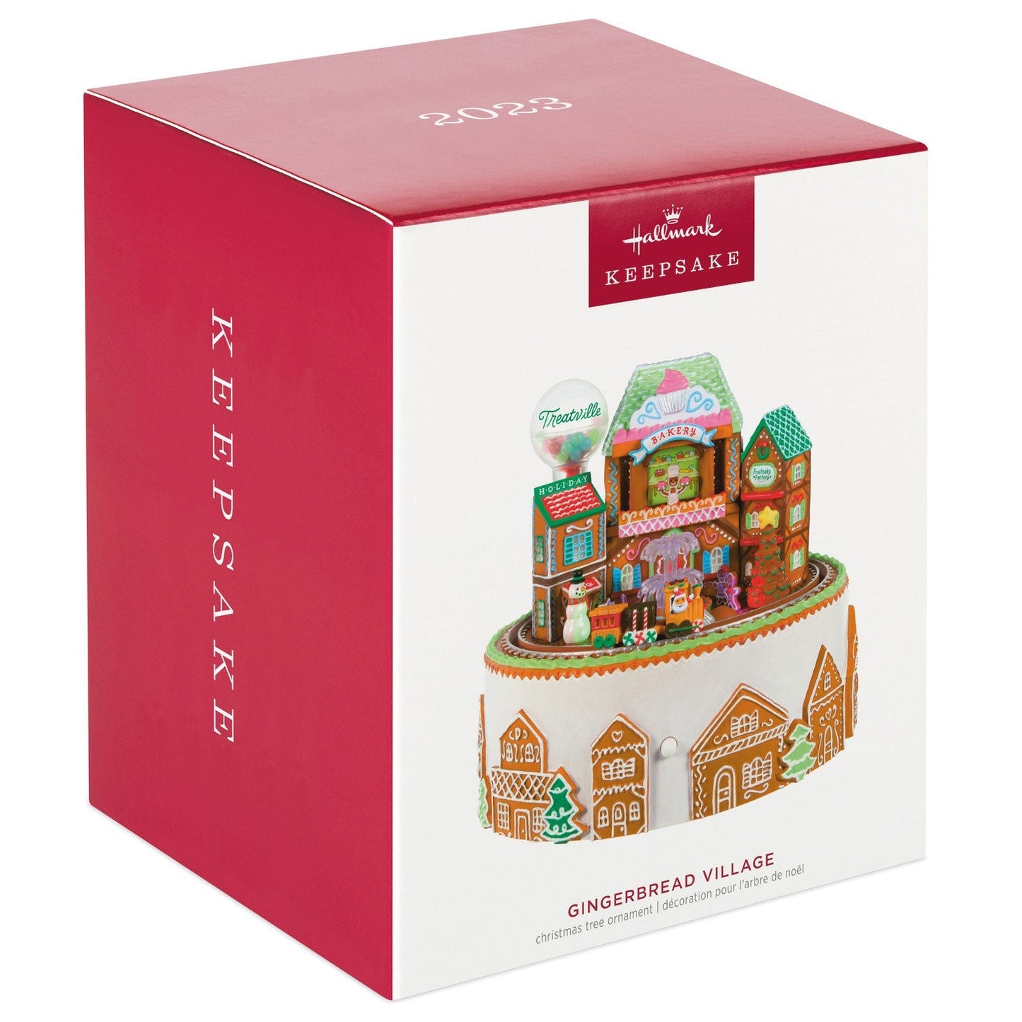 Gingerbread Village Musical, 2023 Keepsake Ornament With Light and Motion