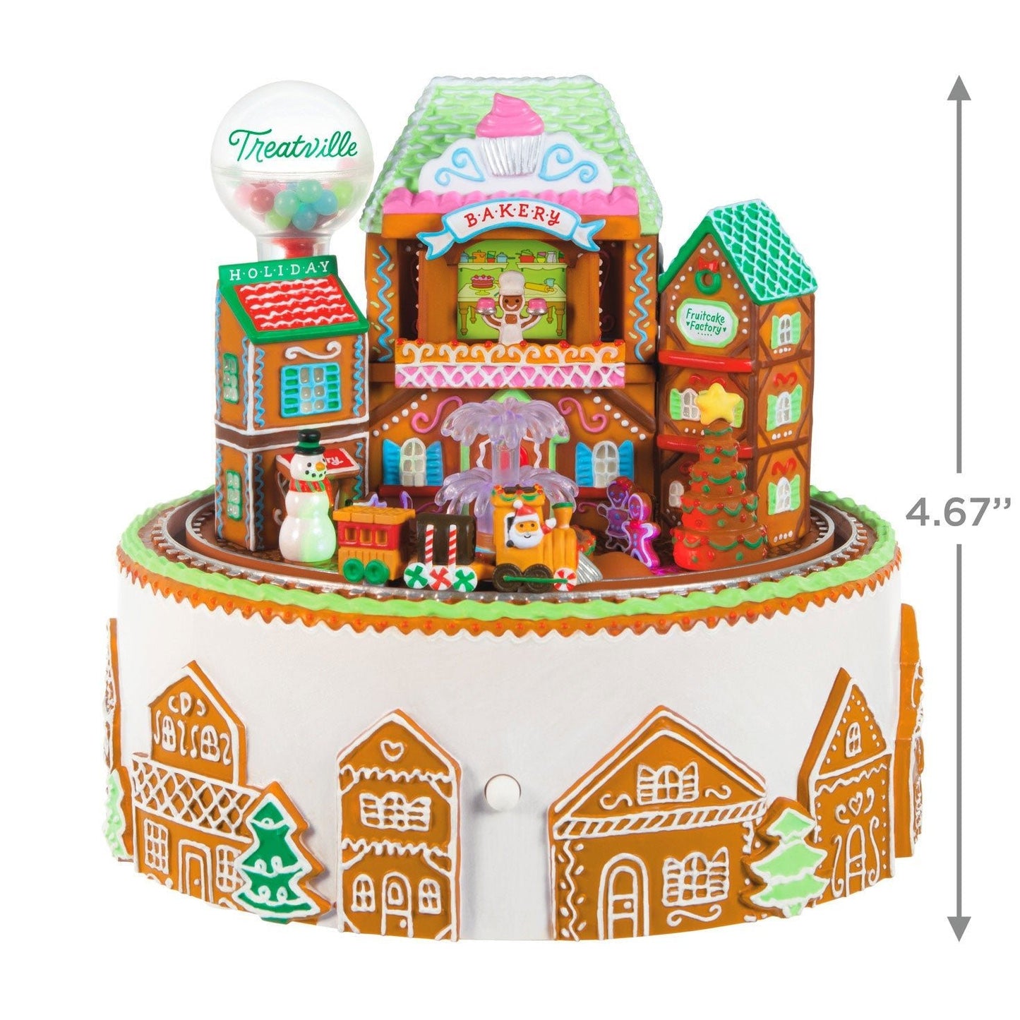 Gingerbread Village Musical, 2023 Keepsake Ornament With Light and Motion