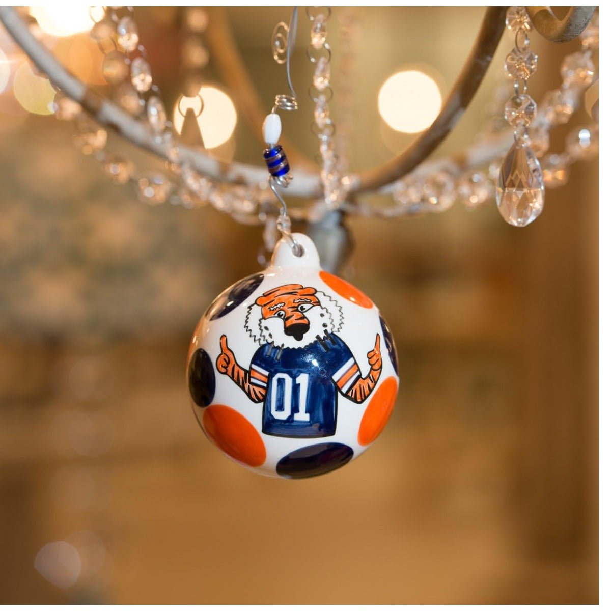 Glory Haus Auburn Aubie Ornament, 4 - Inch