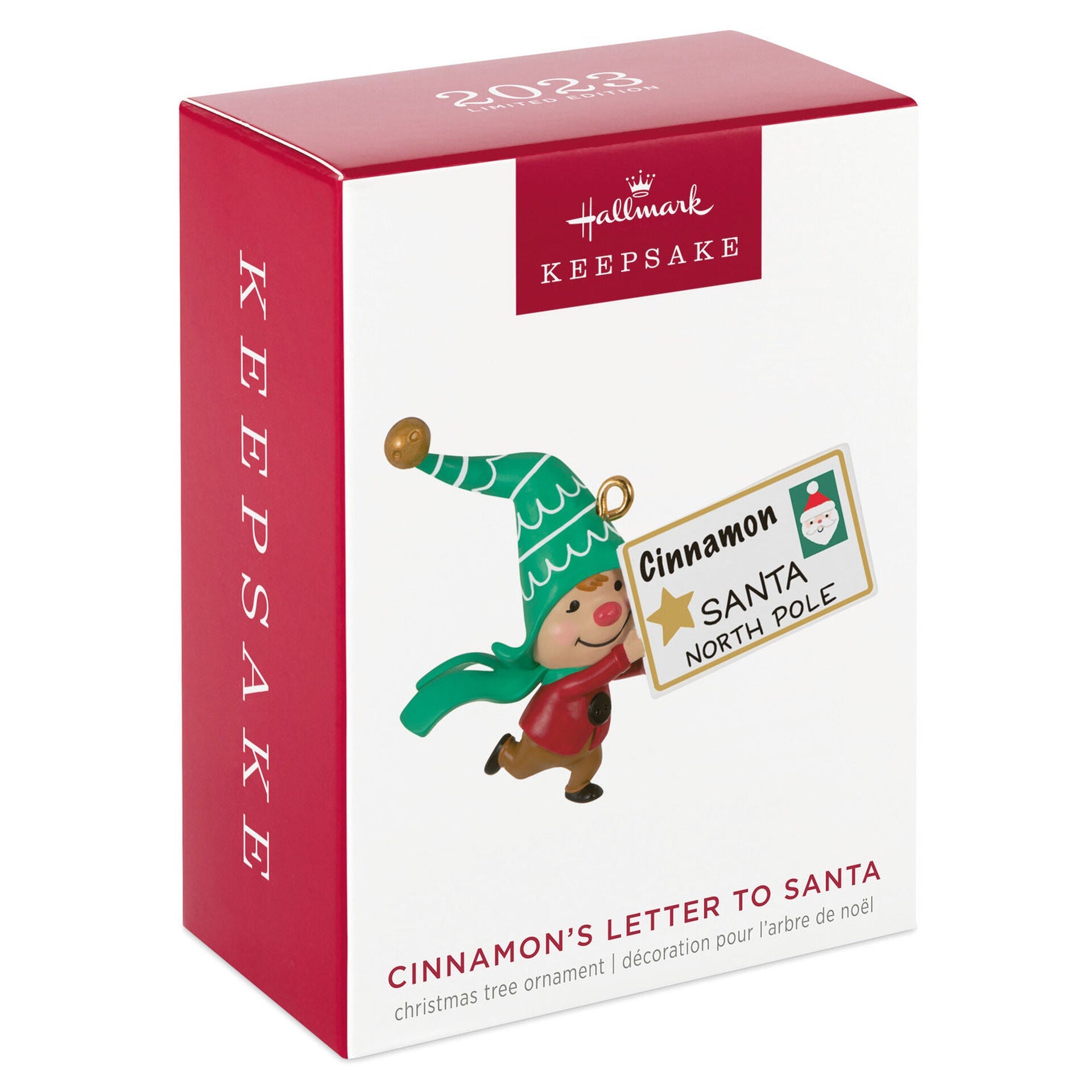 Gnome for Christmas Cinnamon's Letter to Santa, Limited 2023 Keepsake Ornament