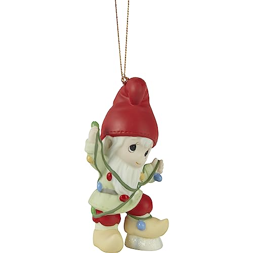 Gnome Worry, Be Happy Porcelain Ornament