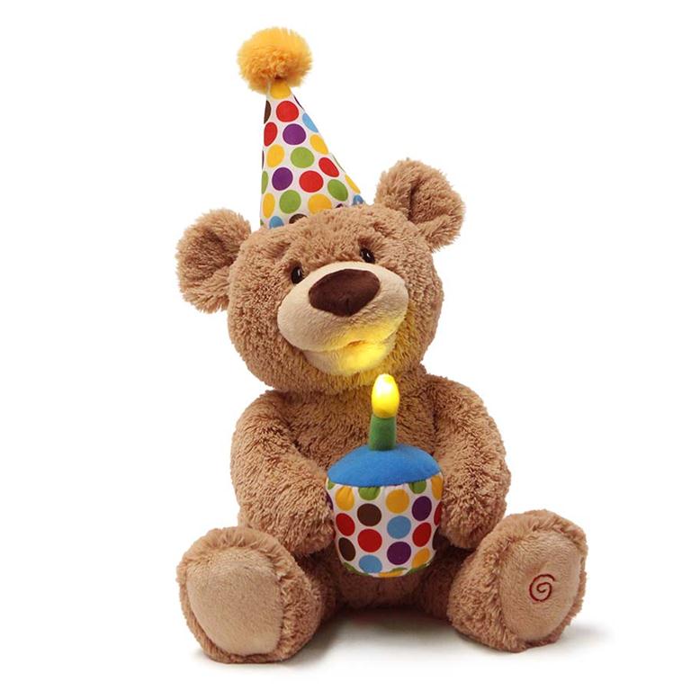 Gund Animated Happy Birthday Teddy Bear, 12"