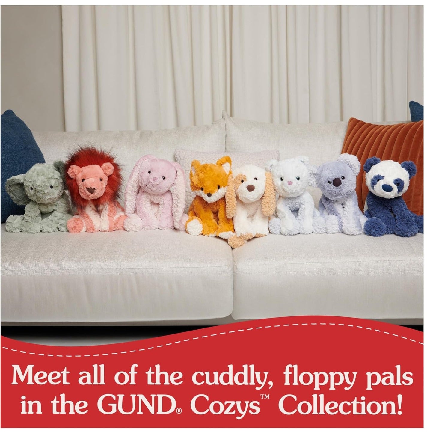 Gund Cozys Collection Monkey Plush, Brown, 10”