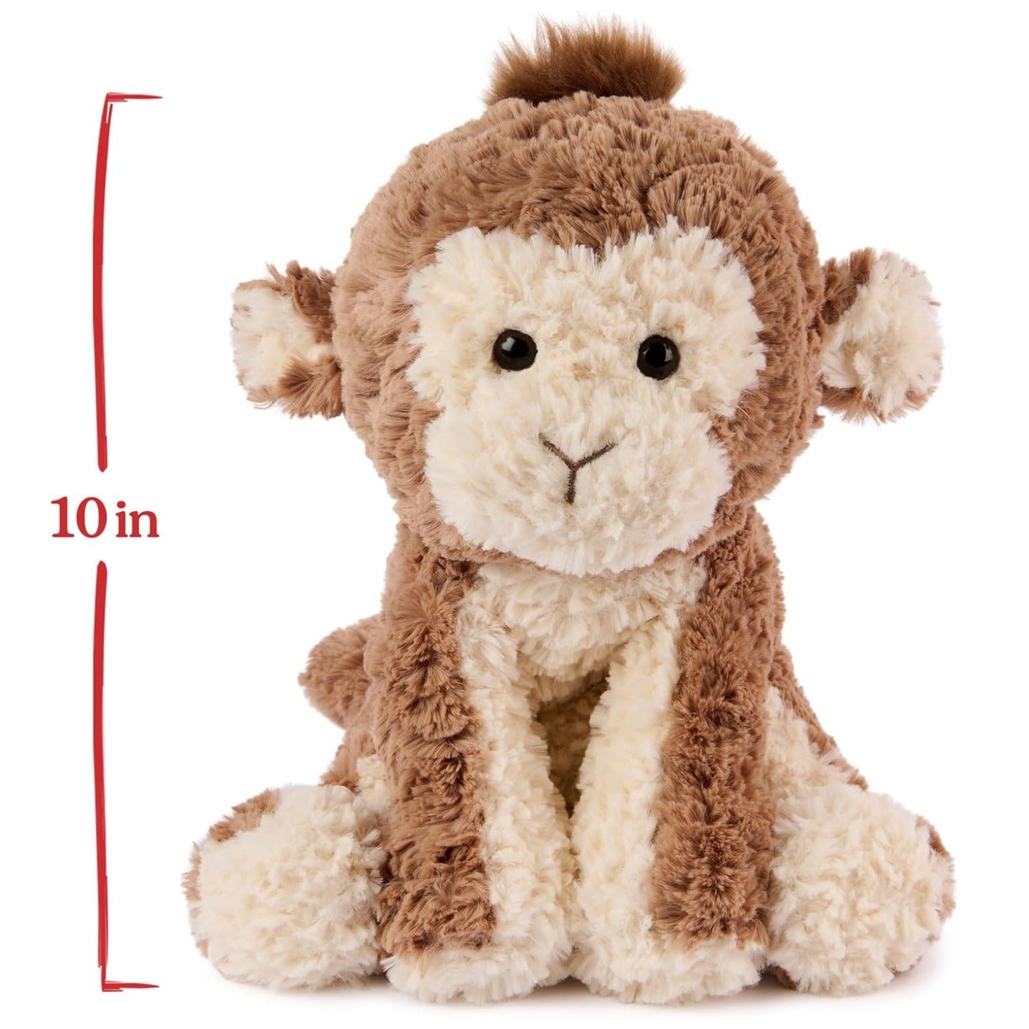 Gund Cozys Collection Monkey Plush, Brown, 10”