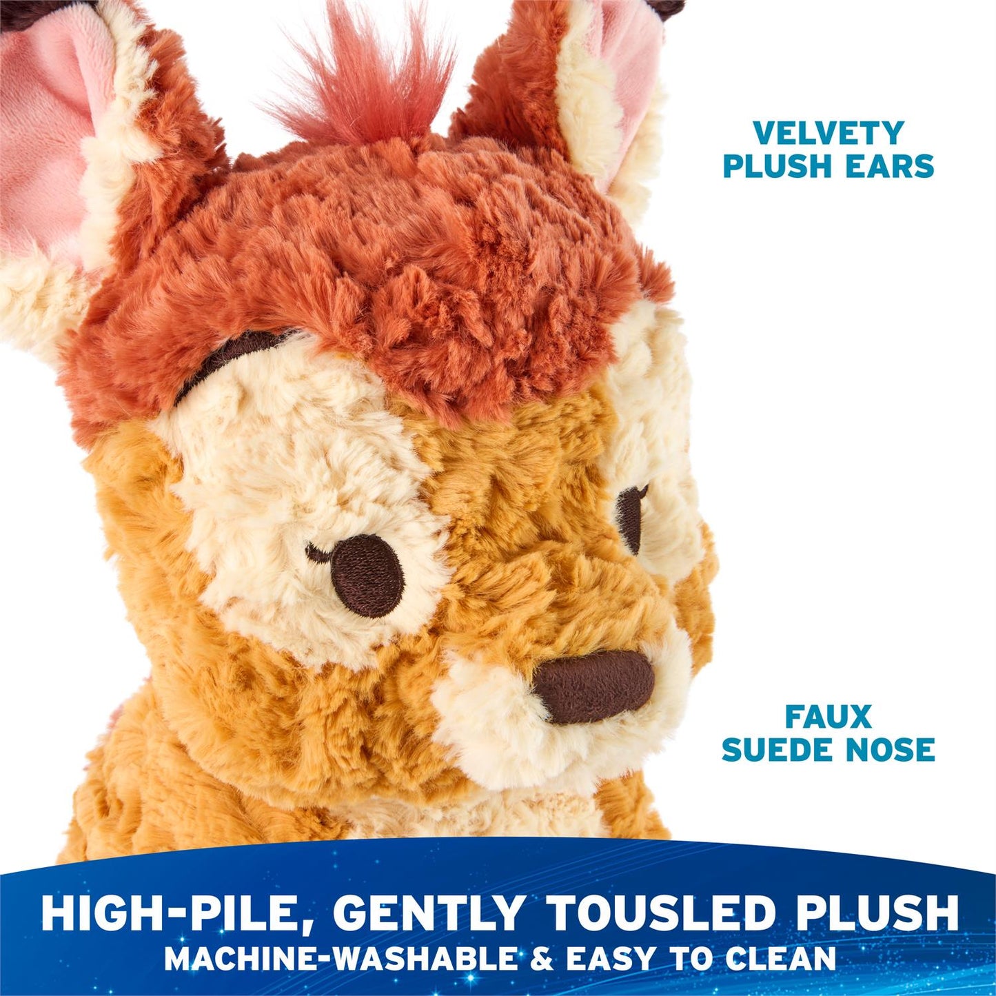 Gund Disney Cozys Collection Bambi Plush, 10”