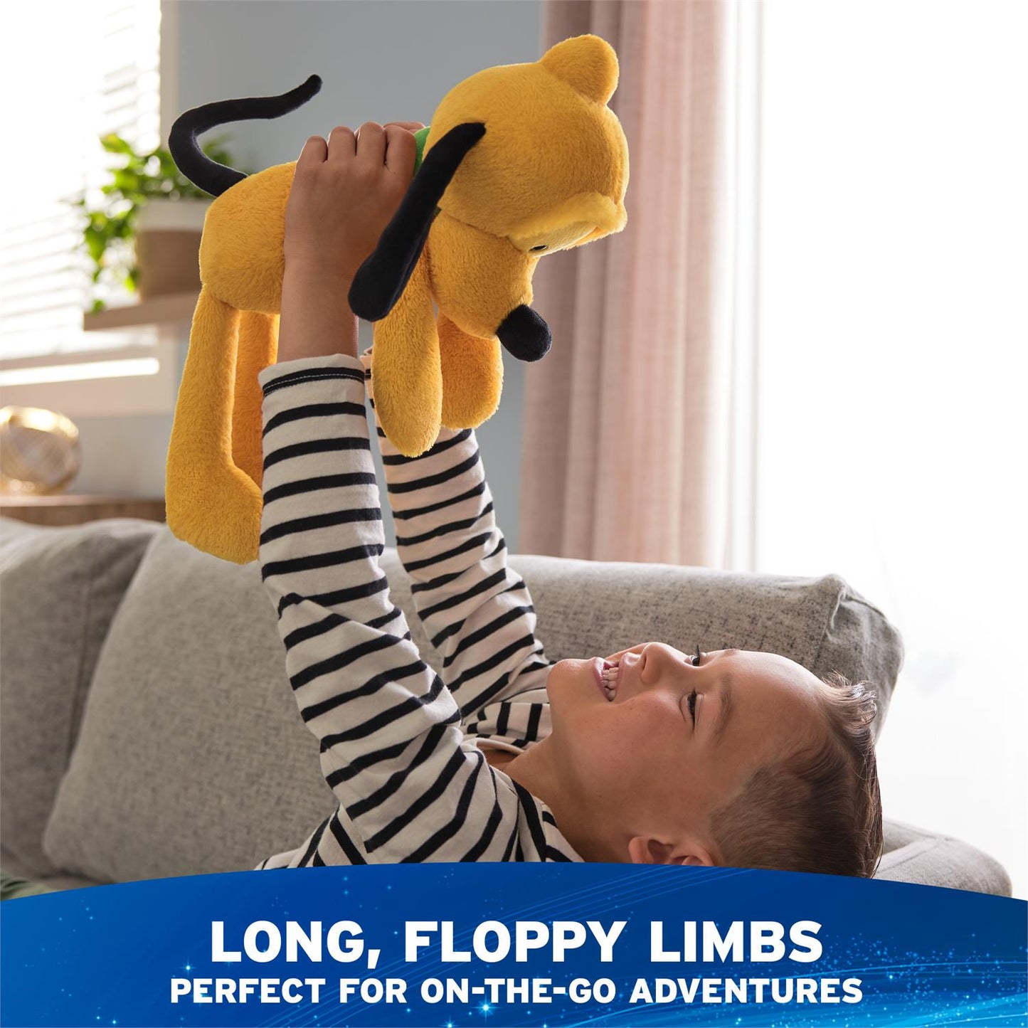 Gund Disney Pluto Toothpick Plush, 15”
