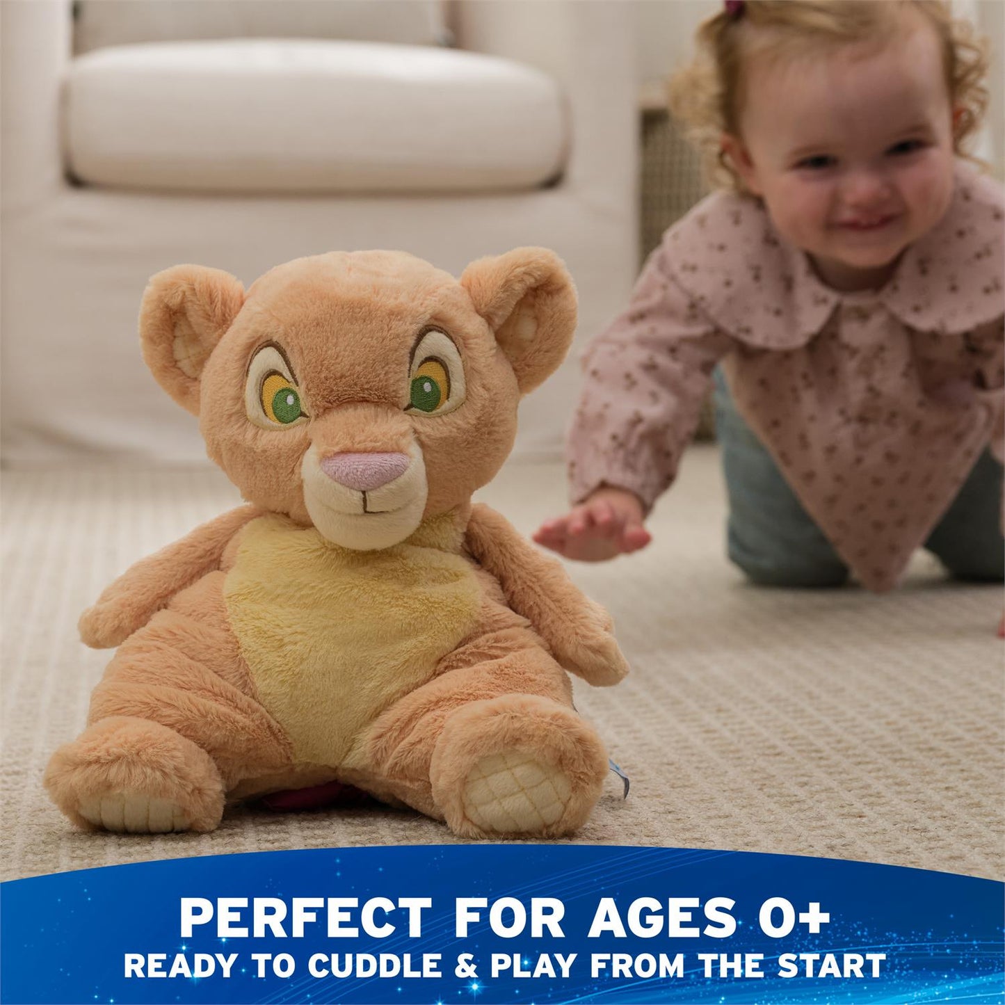 Gund Disney The Lion King Oh So Snuggly Nala Plush, 12.5”