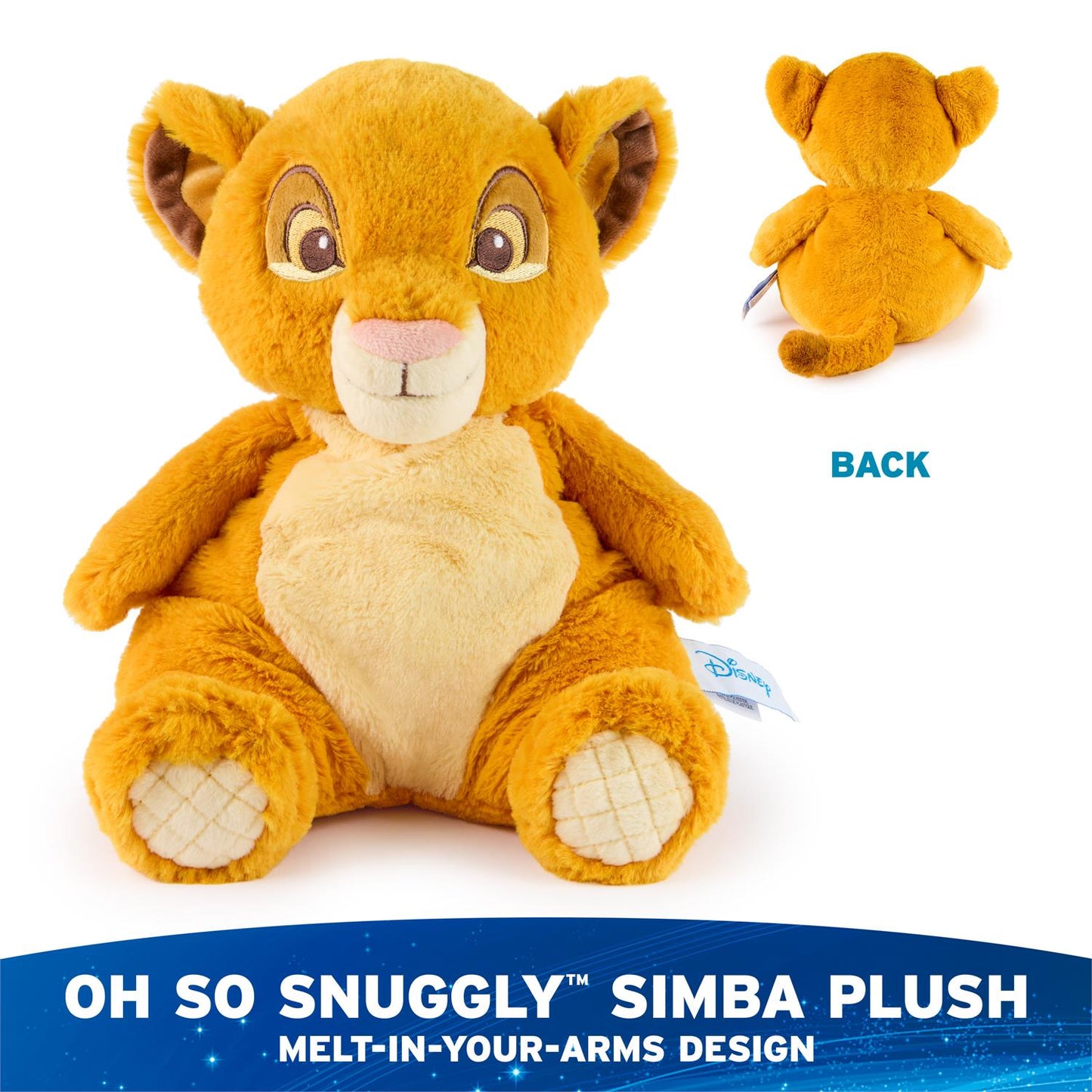 Gund Disney The Lion King Oh So Snuggly Simba Plush, 12.5”