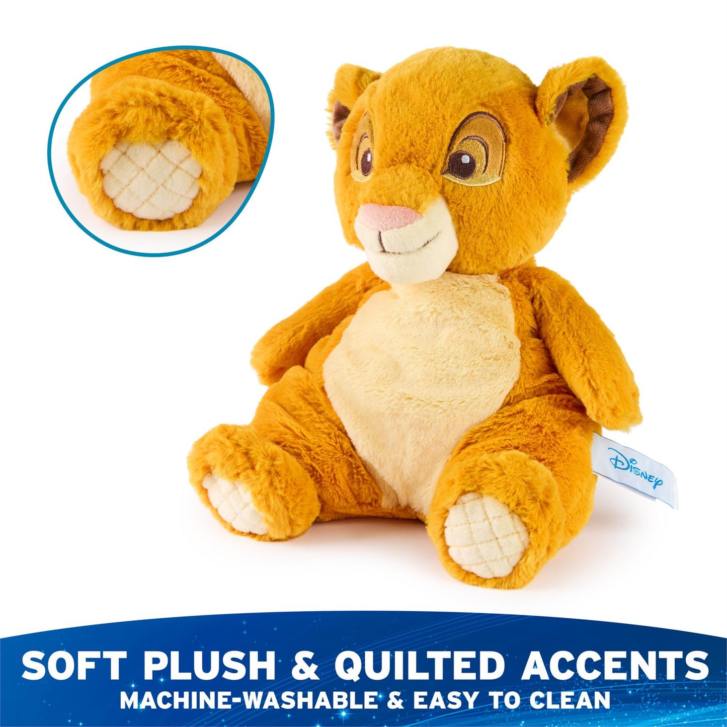 Gund Disney The Lion King Oh So Snuggly Simba Plush, 12.5”