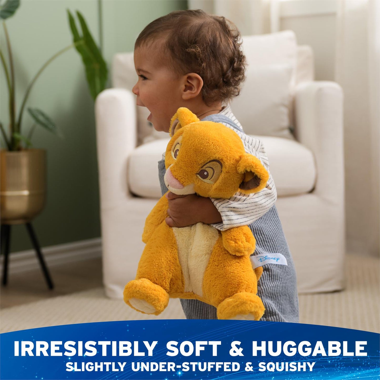 Gund Disney The Lion King Oh So Snuggly Simba Plush, 12.5”
