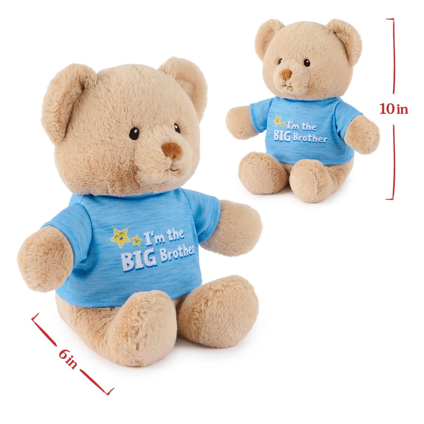 Gund I'm The Big Brother Tan Bear, 12”