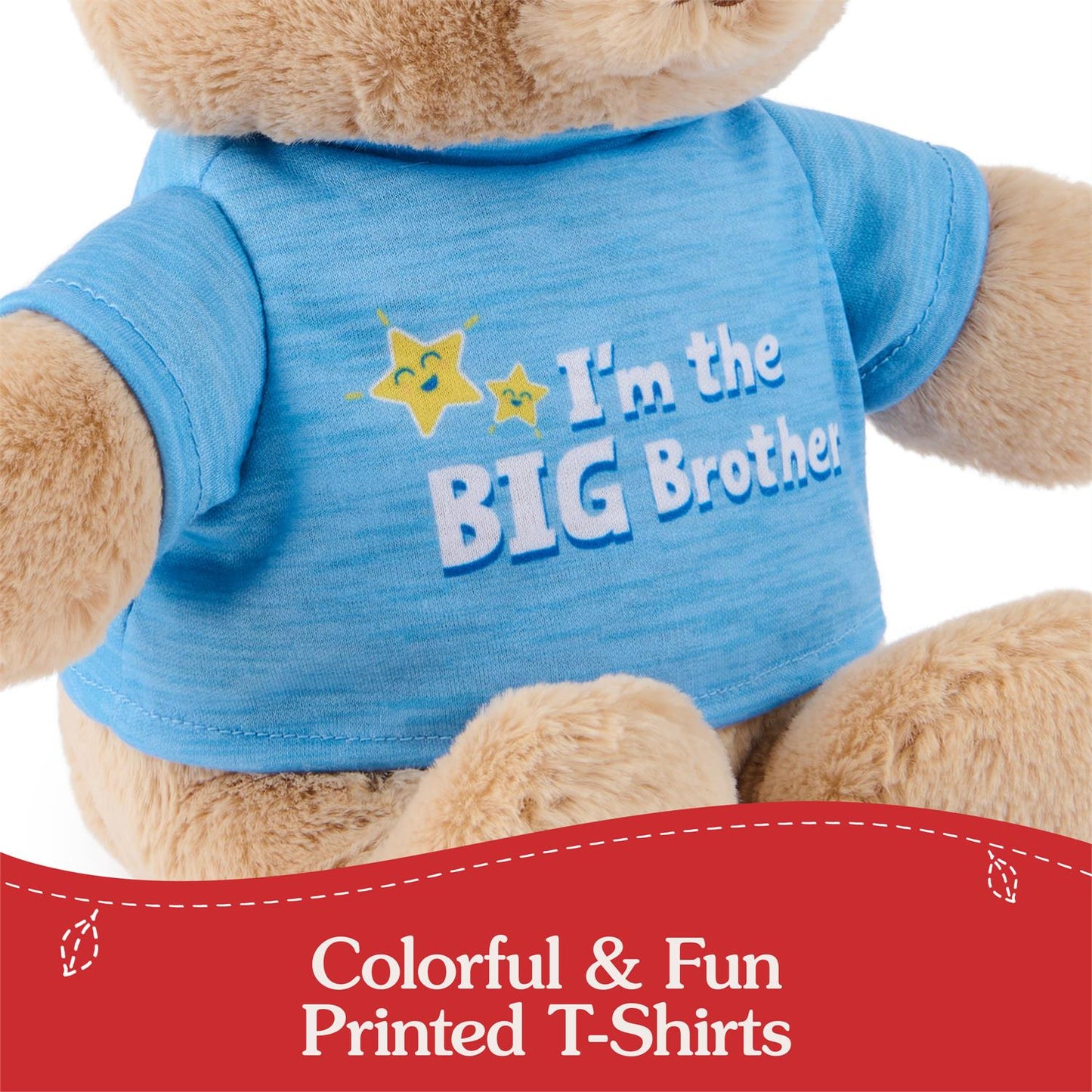 Gund I'm The Big Brother Tan Bear, 12”