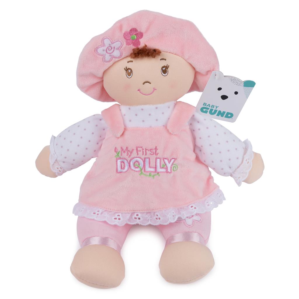 Gund My First Dolly, Brunette, 13"