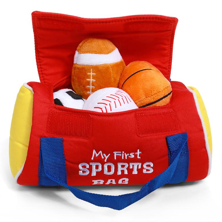 Gund My First Sports Bag Playset, 8"