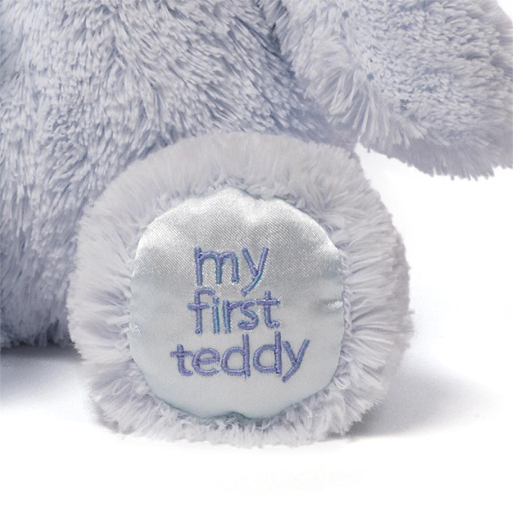 Gund My First Teddy!, Blue, 10"