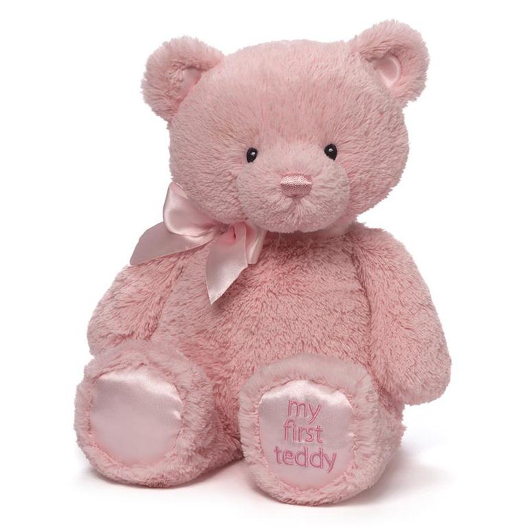 Gund My First Teddy!, Pink, 15"