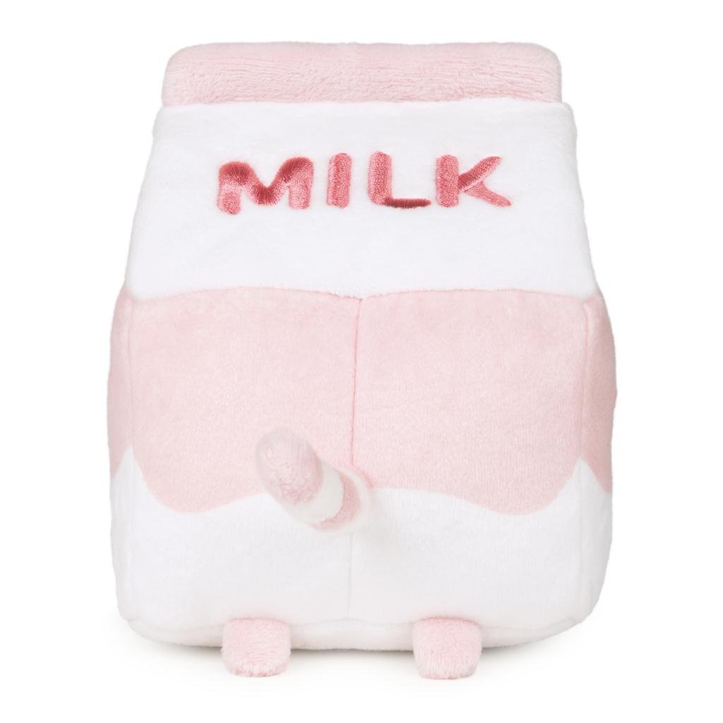 Gund Pusheen Strawberry Milk Plush, Brown/White, 6”