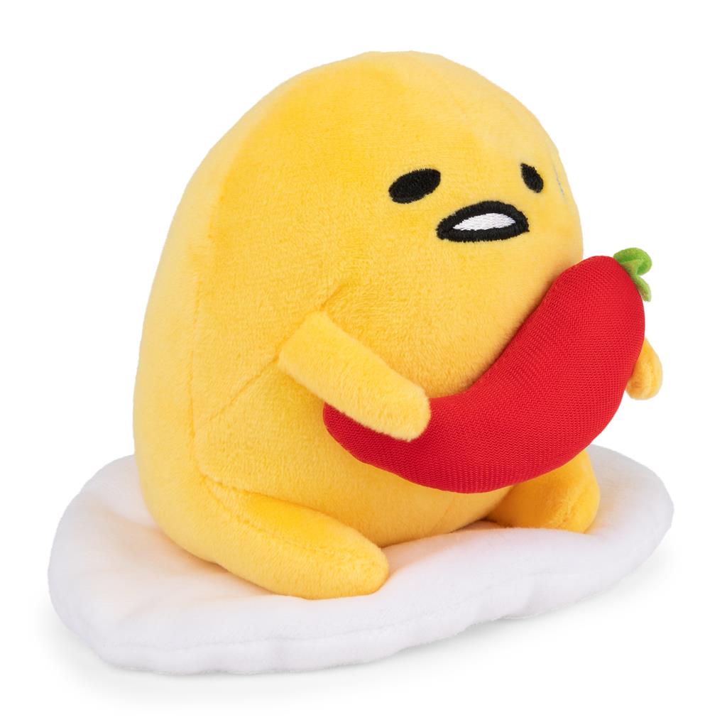 Gund Sanrio Gudetama The Lazy Egg, Spicy Gudetama Plush, 5”