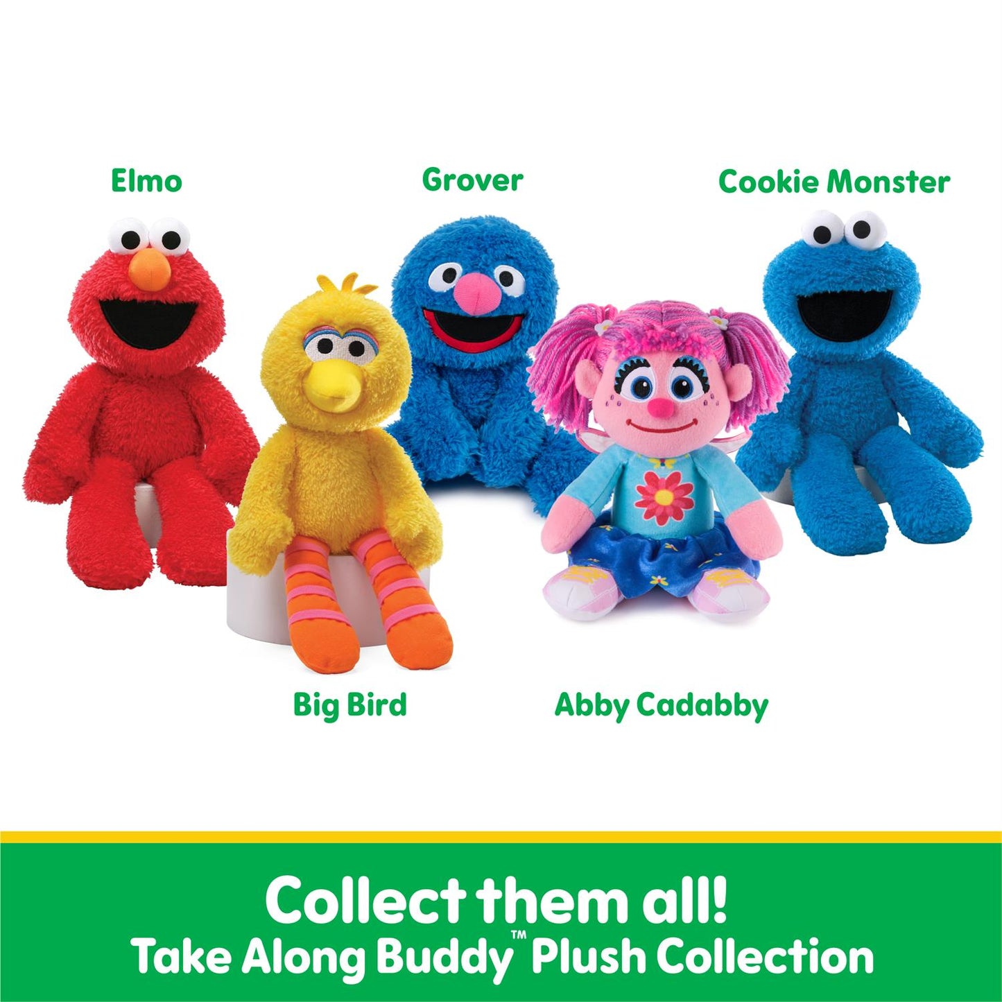 Gund Sesame Street Abby Cadabby Take Along Buddy, 13"