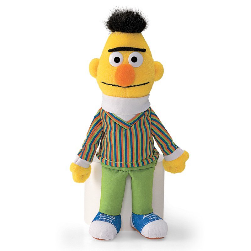 Gund Sesame Street Bert Beanbag, 7.5"