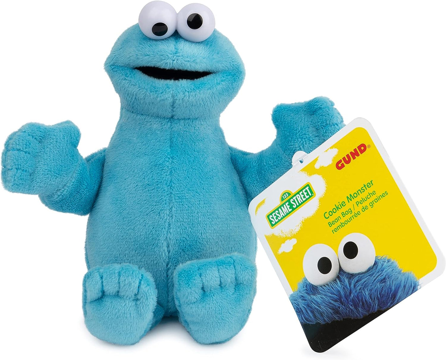 Gund Sesame Street Cookie Monster Beanbag, 6"
