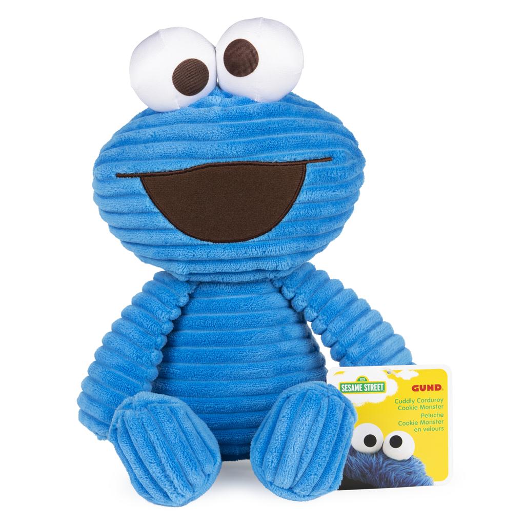 Gund Sesame Street Corduroy Cookie Monster, 10.5"