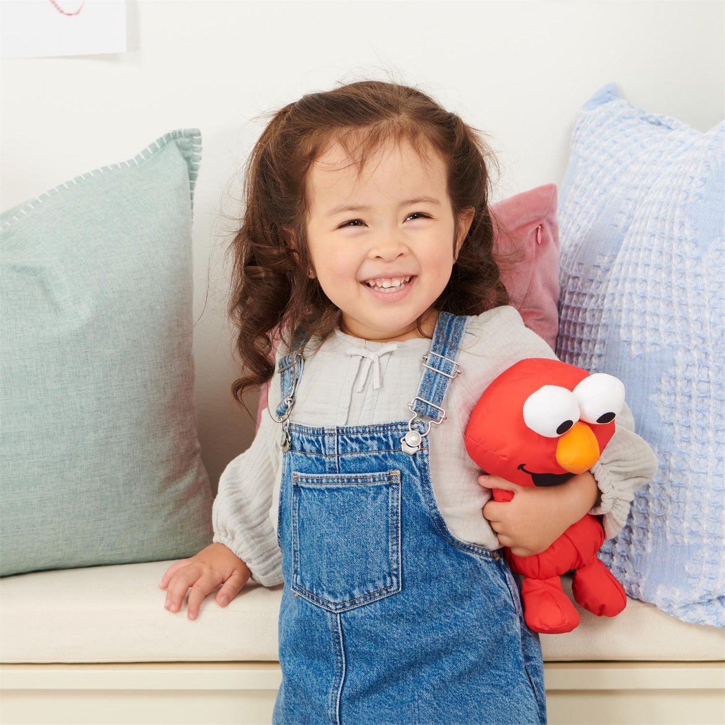 Gund Sesame Street Elmo Muppet Premium Nylon Plush, 7”