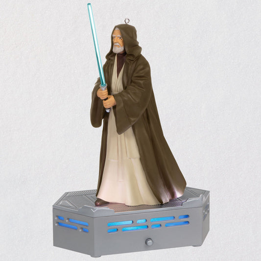 Hallmark 2022, Star Wars: A New Hope™ Collection Obi-Wan Kenobi™ Ornament With Light and Sound