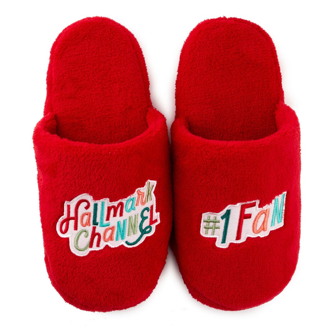 Hallmark Channel 1 Fan Slippers, Size L/XL