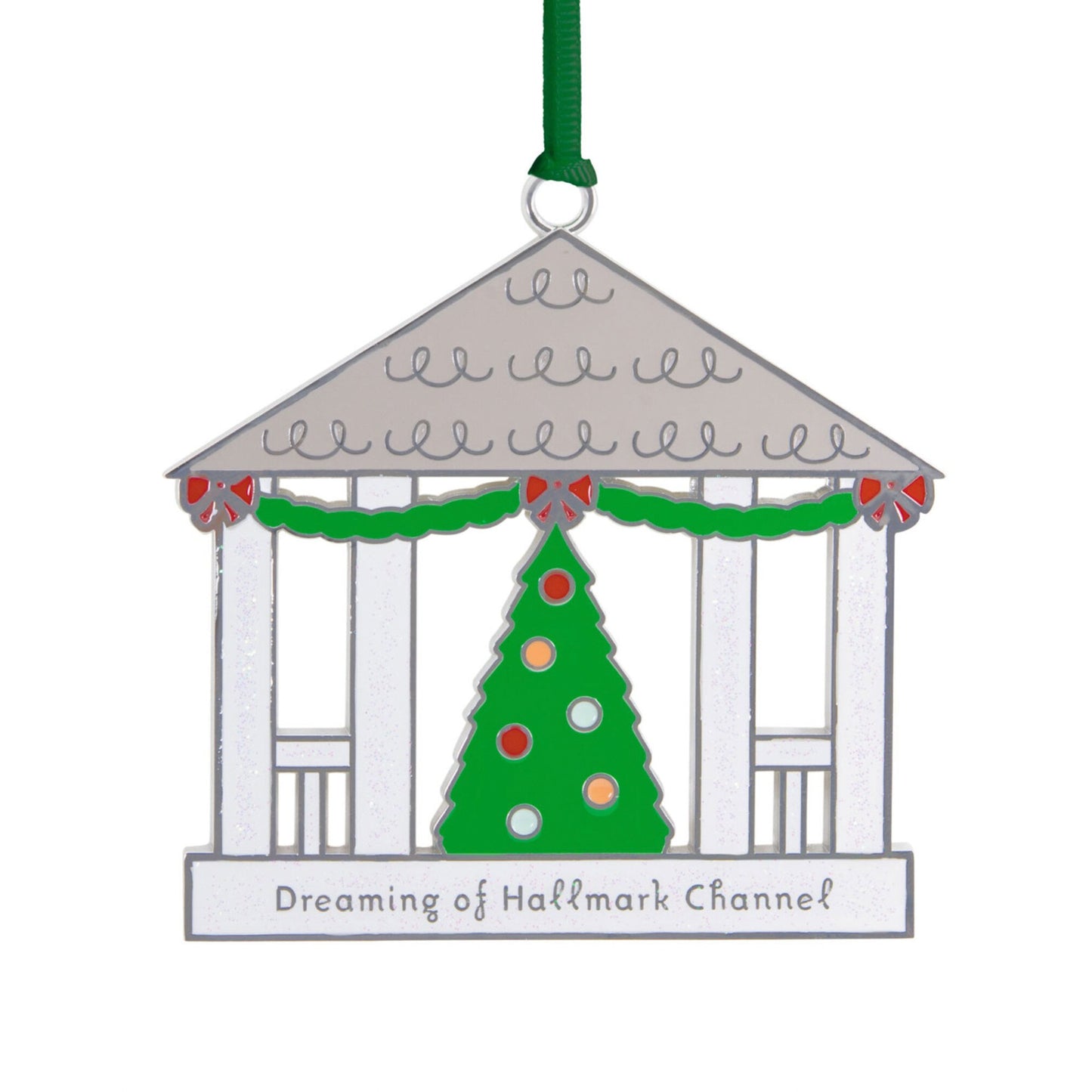 Hallmark Channel Gazebo Metal Christmas Ornament