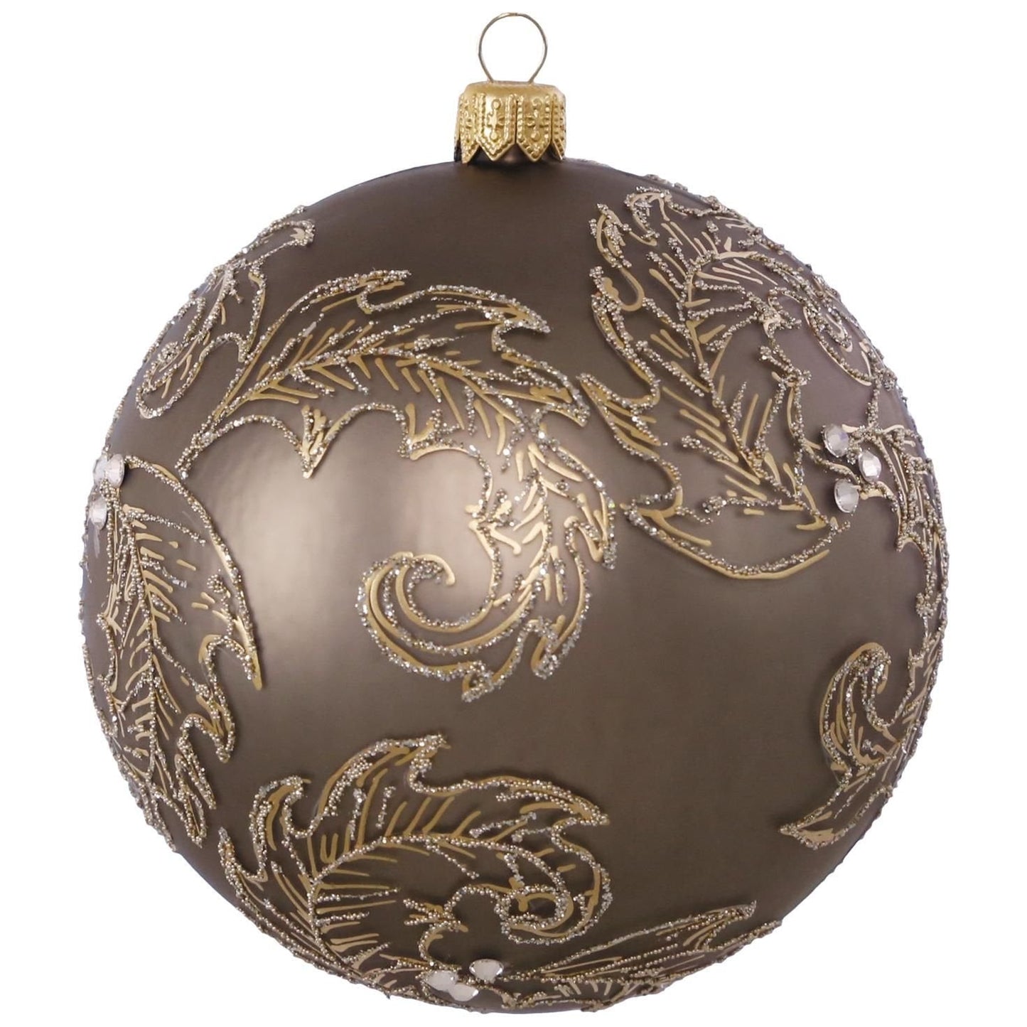 Hallmark Heritage Ornament Angel Ball Blown Glass